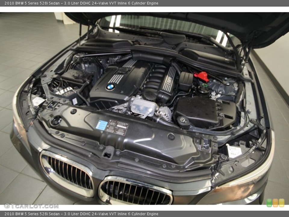3.0 Liter DOHC 24-Valve VVT Inline 6 Cylinder Engine for the 2010 BMW 5 Series #74126530