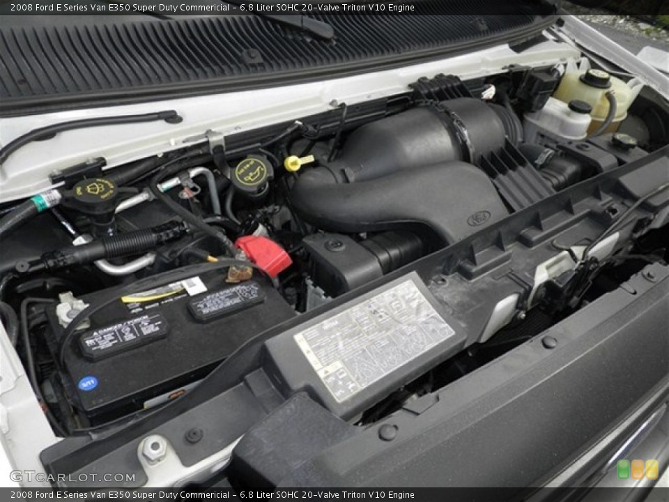 6.8 Liter SOHC 20-Valve Triton V10 2008 Ford E Series Van Engine