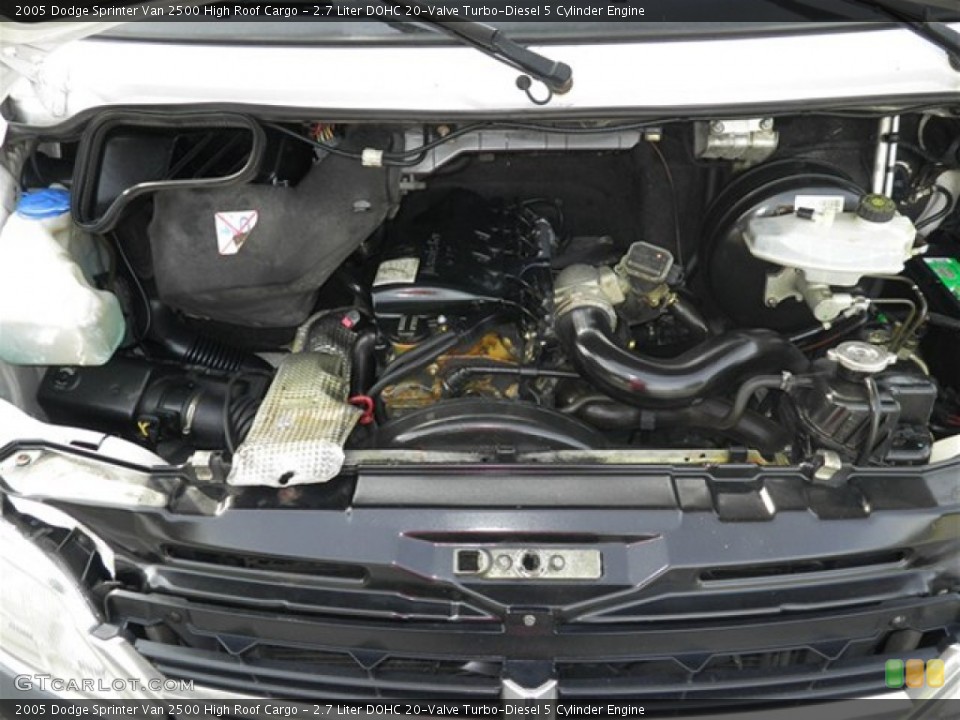 2.7 Liter DOHC 20-Valve Turbo-Diesel 5 Cylinder Engine for the 2005 Dodge Sprinter Van #74132830