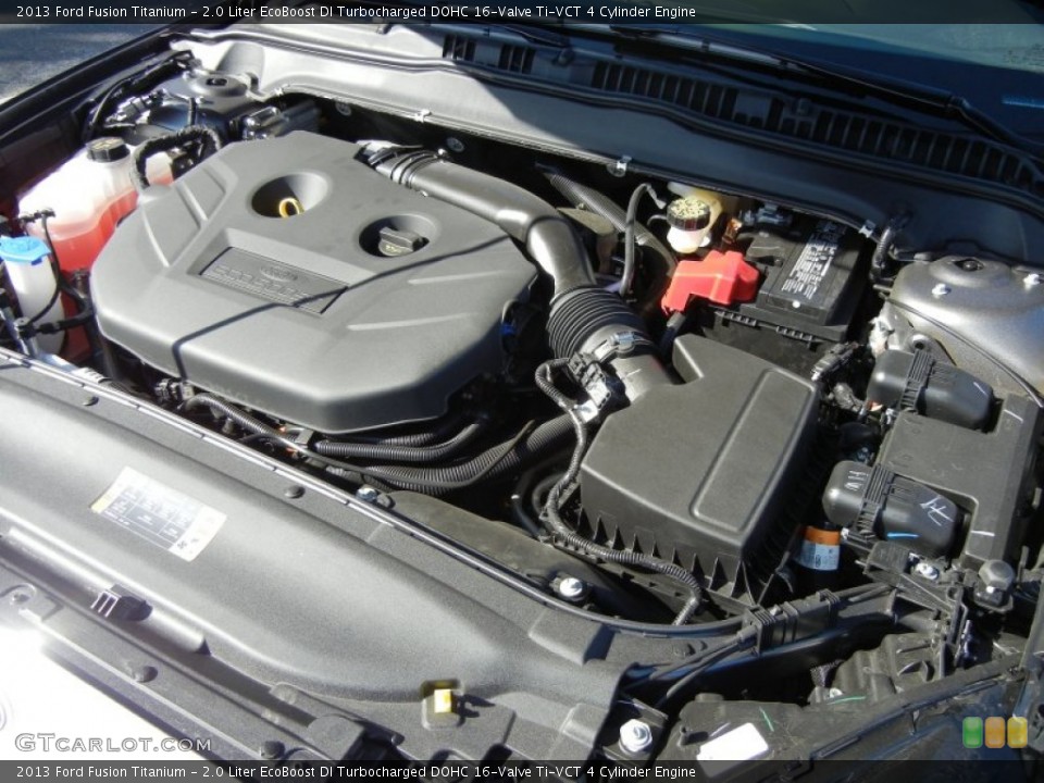 2.0 Liter EcoBoost DI Turbocharged DOHC 16-Valve Ti-VCT 4 Cylinder Engine for the 2013 Ford Fusion #74138437
