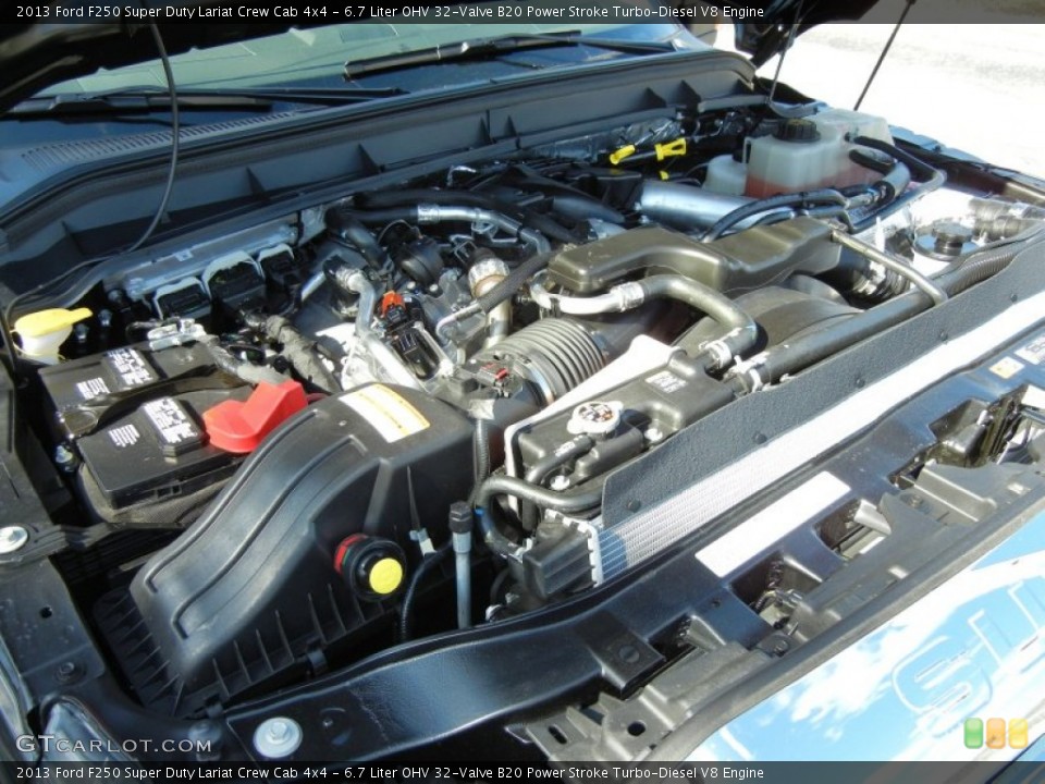 6.7 Liter OHV 32-Valve B20 Power Stroke Turbo-Diesel V8 Engine for the 2013 Ford F250 Super Duty #74139652
