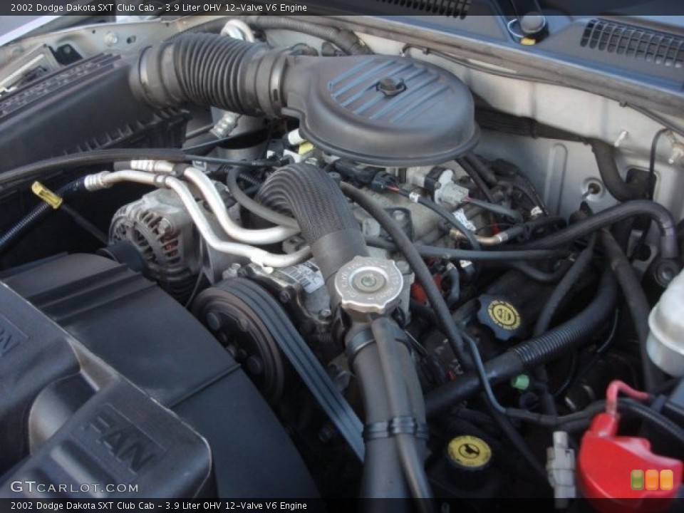 3.9 Liter OHV 12-Valve V6 Engine for the 2002 Dodge Dakota #74161786