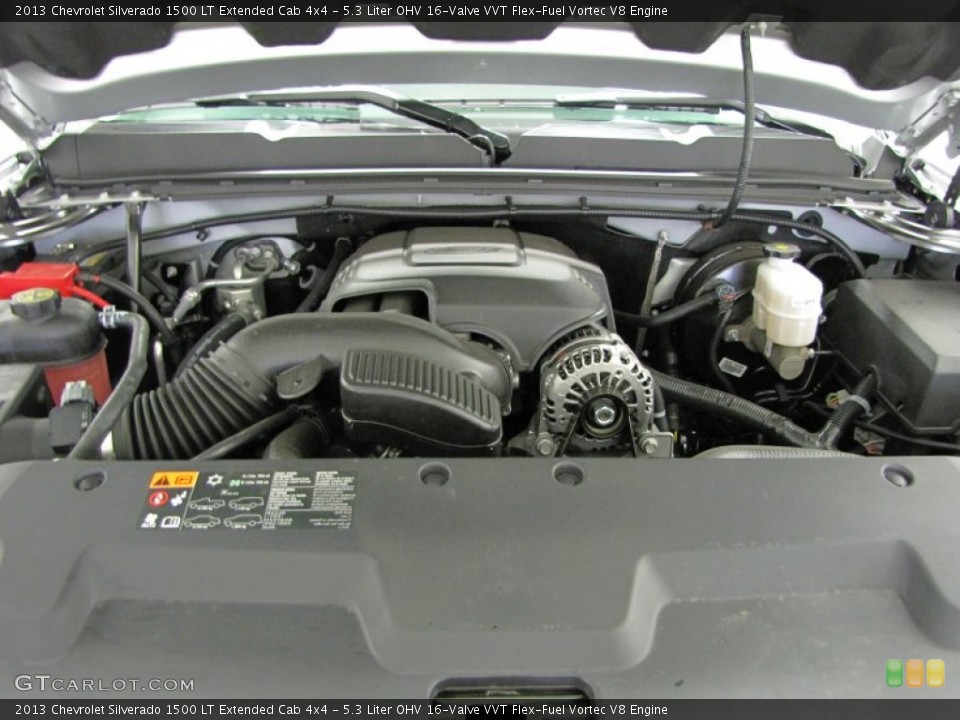 5.3 Liter OHV 16-Valve VVT Flex-Fuel Vortec V8 Engine for the 2013 Chevrolet Silverado 1500 #74206485
