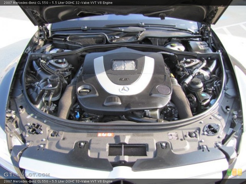 5.5 Liter DOHC 32-Valve VVT V8 Engine for the 2007 Mercedes-Benz CL #74207117