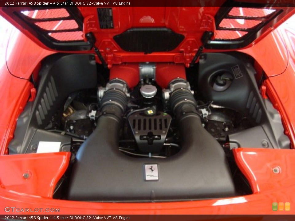 4.5 Liter DI DOHC 32-Valve VVT V8 Engine for the 2012 Ferrari 458 #74234464