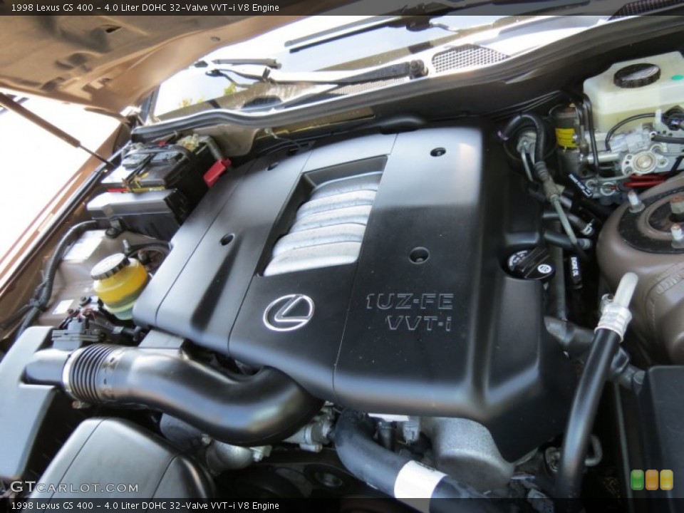 4.0 Liter DOHC 32-Valve VVT-i V8 1998 Lexus GS Engine