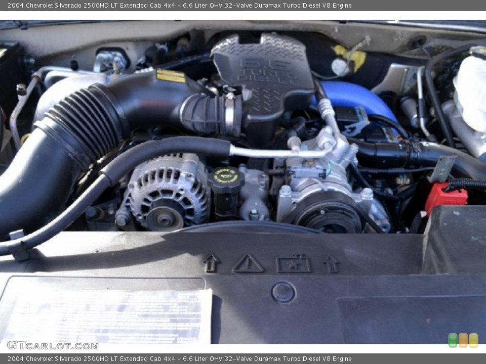 6.6 Liter OHV 32-Valve Duramax Turbo Diesel V8 Engine for the 2004 Chevrolet Silverado 2500HD #74237222