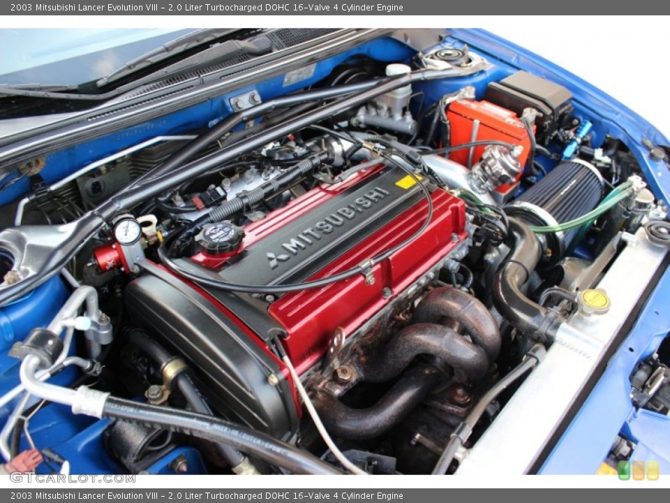 2.0 Liter Turbocharged DOHC 16-Valve 4 Cylinder Engine for the 2003 Mitsubishi Lancer Evolution #74238354