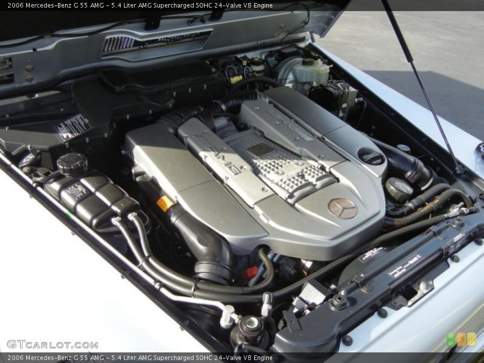 5.4 Liter AMG Supercharged SOHC 24-Valve V8 2006 Mercedes-Benz G Engine