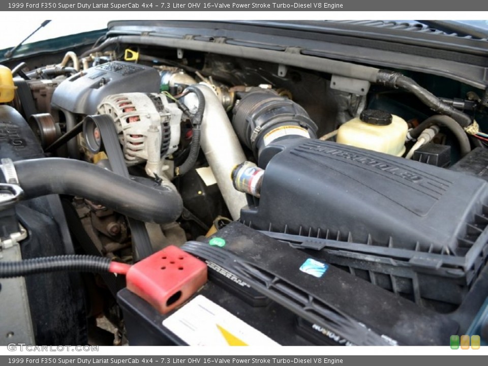 7.3 Liter OHV 16-Valve Power Stroke Turbo-Diesel V8 Engine for the 1999 Ford F350 Super Duty #74252700