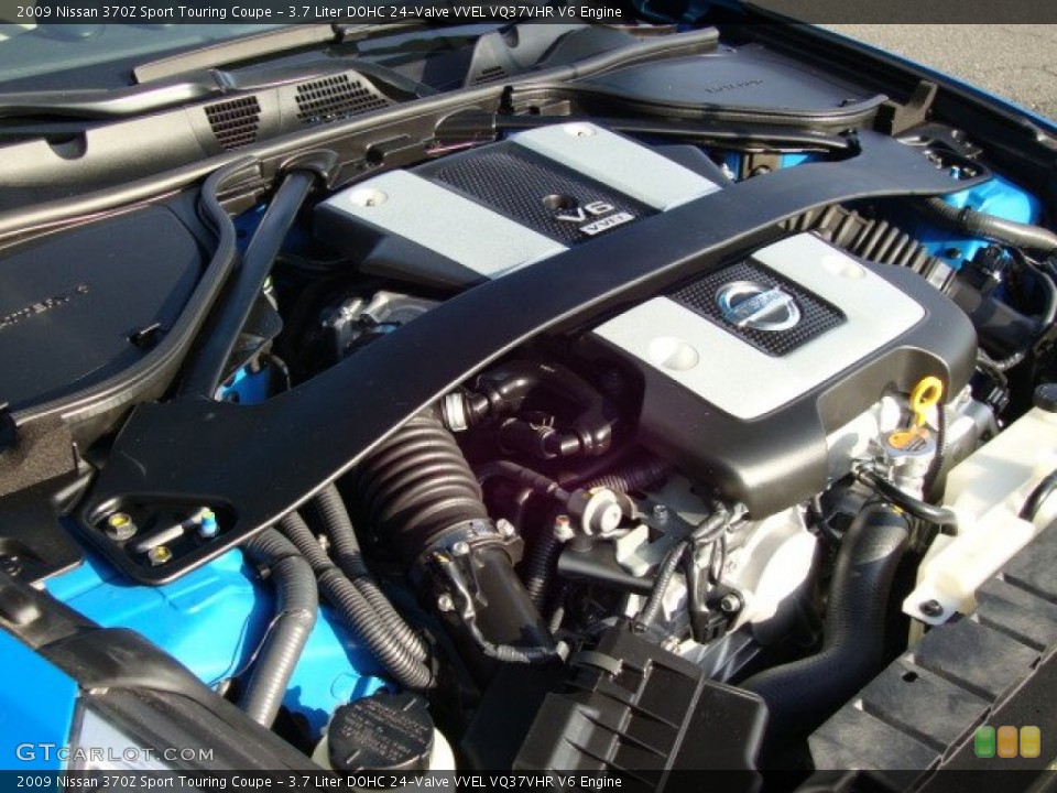 3.7 Liter DOHC 24-Valve VVEL VQ37VHR V6 Engine for the 2009 Nissan 370Z #74259394