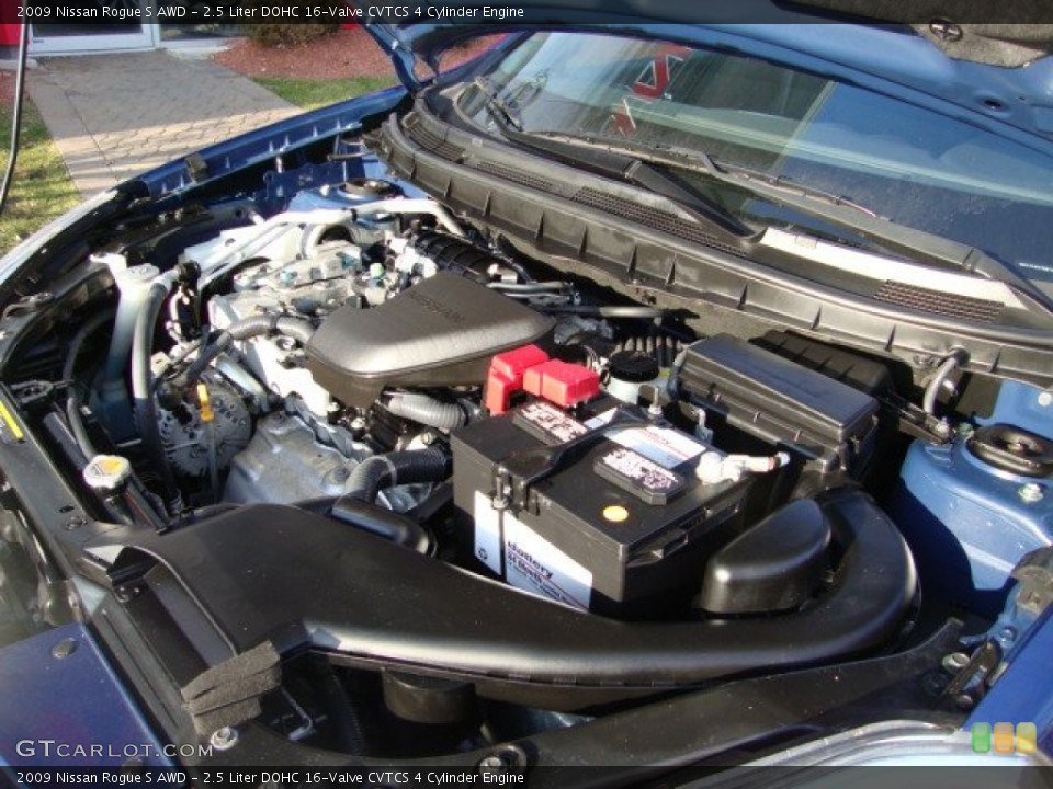2.5 Liter DOHC 16-Valve CVTCS 4 Cylinder Engine for the 2009 Nissan Rogue #74260302