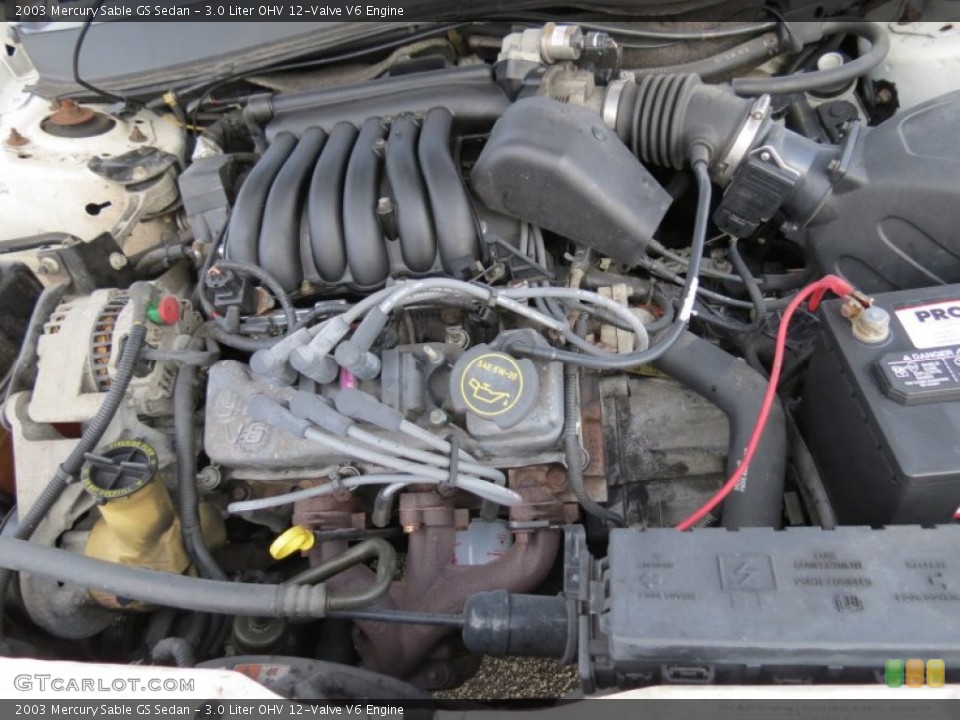 3.0 Liter OHV 12-Valve V6 Engine for the 2003 Mercury Sable #74261255
