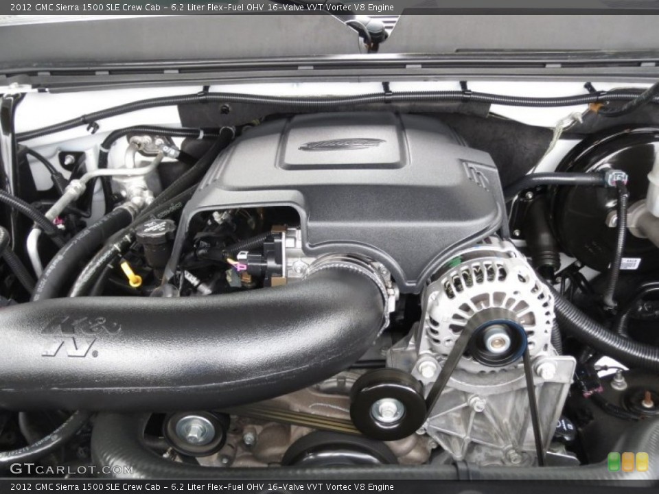 6.2 Liter Flex-Fuel OHV 16-Valve VVT Vortec V8 Engine for the 2012 GMC Sierra 1500 #74264791