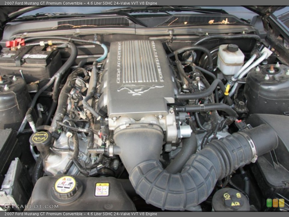 4.6 Liter SOHC 24-Valve VVT V8 Engine for the 2007 Ford Mustang #74265574