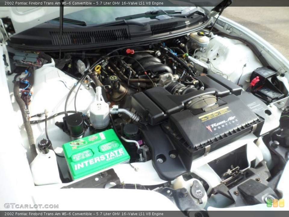5.7 Liter OHV 16-Valve LS1 V8 Engine for the 2002 Pontiac Firebird #74272213