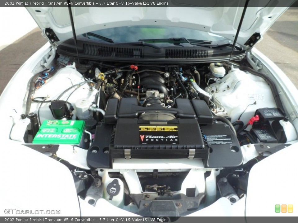 5.7 Liter OHV 16-Valve LS1 V8 Engine for the 2002 Pontiac Firebird #74272234
