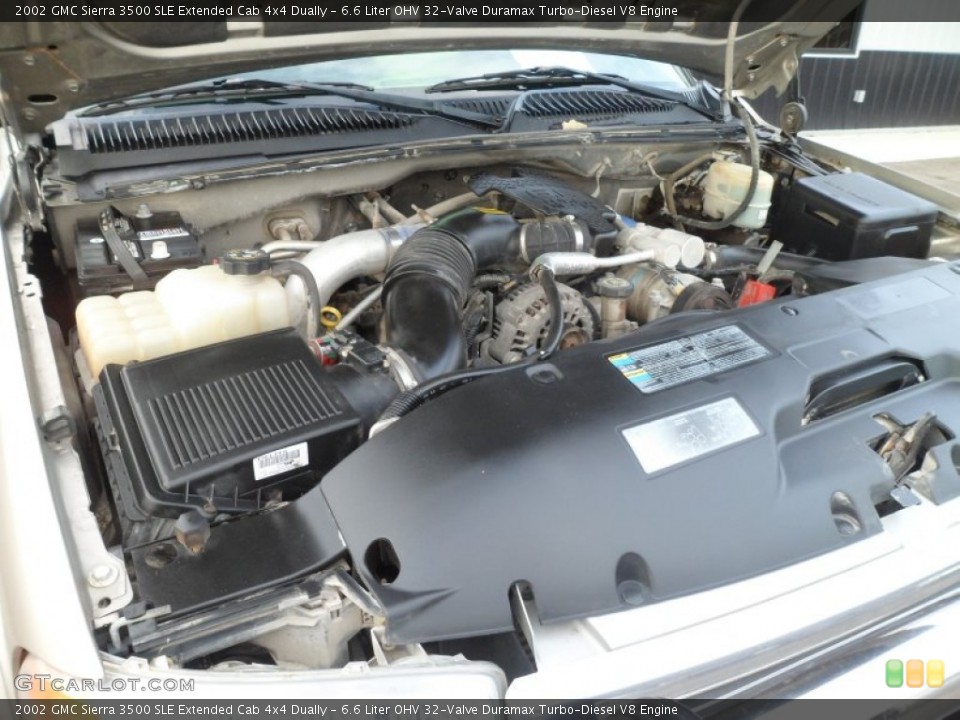 6.6 Liter OHV 32-Valve Duramax Turbo-Diesel V8 Engine for the 2002 GMC Sierra 3500 #74273248
