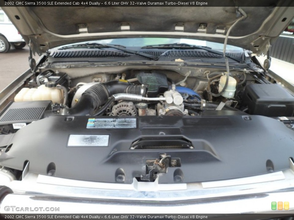 6.6 Liter OHV 32-Valve Duramax Turbo-Diesel V8 Engine for the 2002 GMC Sierra 3500 #74273272