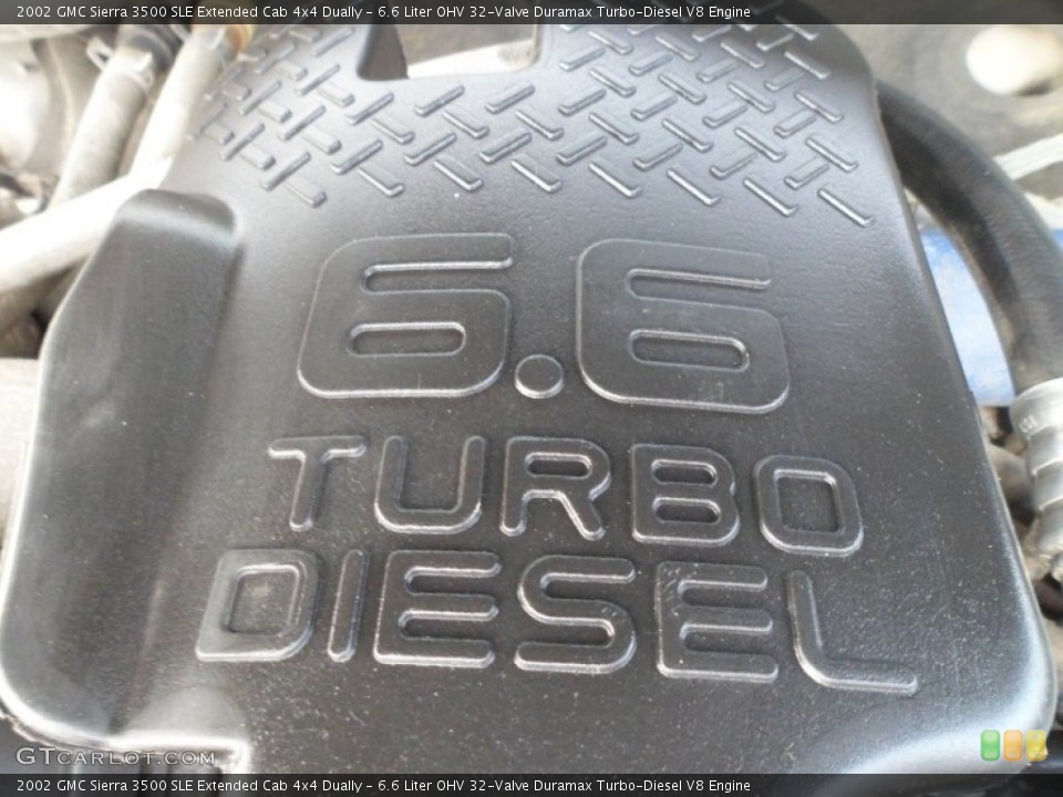 6.6 Liter OHV 32-Valve Duramax Turbo-Diesel V8 Engine for the 2002 GMC Sierra 3500 #74273320