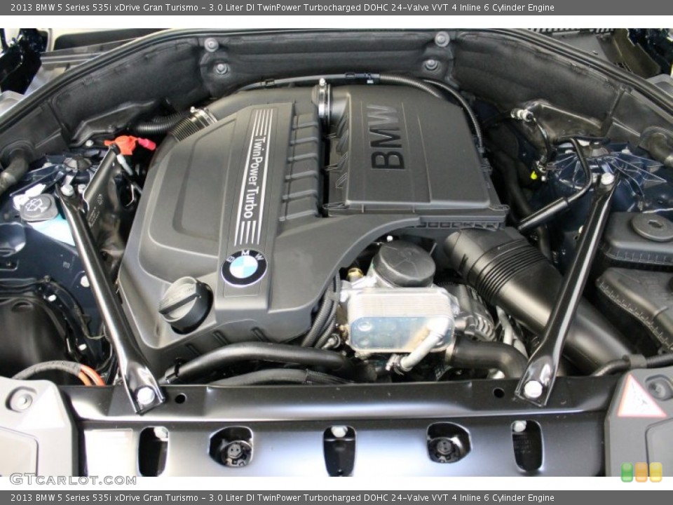 3.0 Liter DI TwinPower Turbocharged DOHC 24-Valve VVT 4 Inline 6 Cylinder Engine for the 2013 BMW 5 Series #74276335