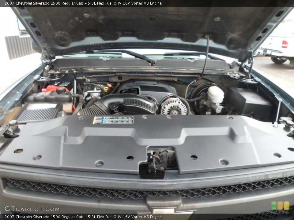 5.3L Flex Fuel OHV 16V Vortec V8 Engine for the 2007 Chevrolet Silverado 1500 #74276380