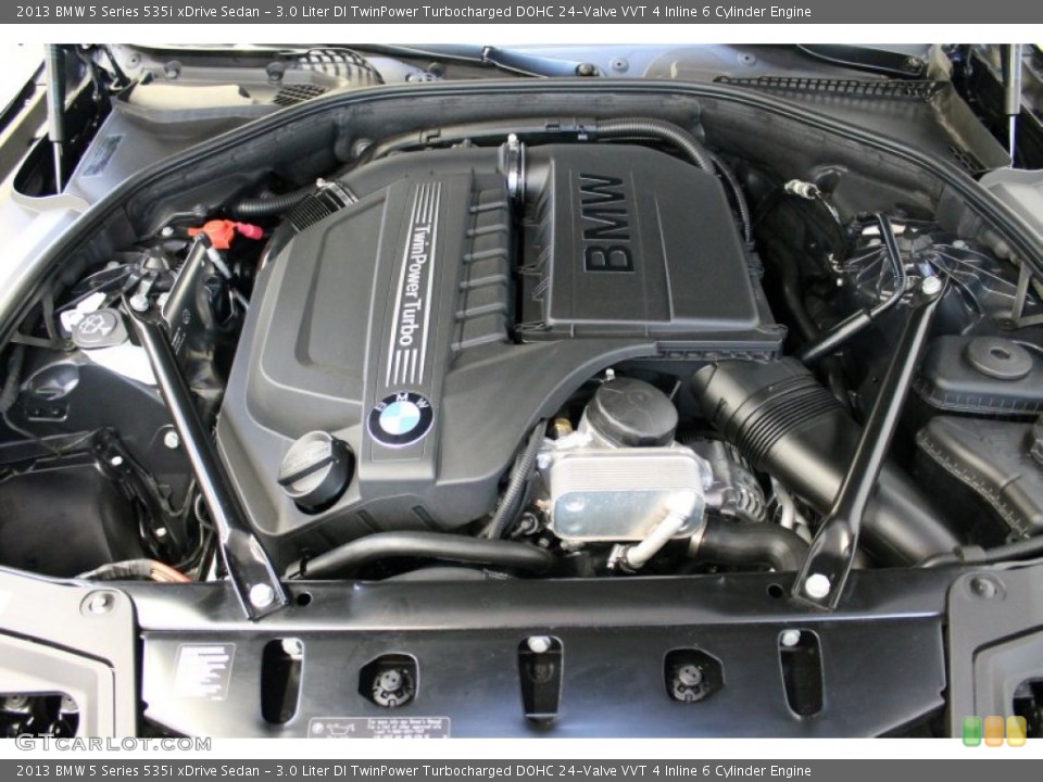 3.0 Liter DI TwinPower Turbocharged DOHC 24-Valve VVT 4 Inline 6 Cylinder Engine for the 2013 BMW 5 Series #74276647