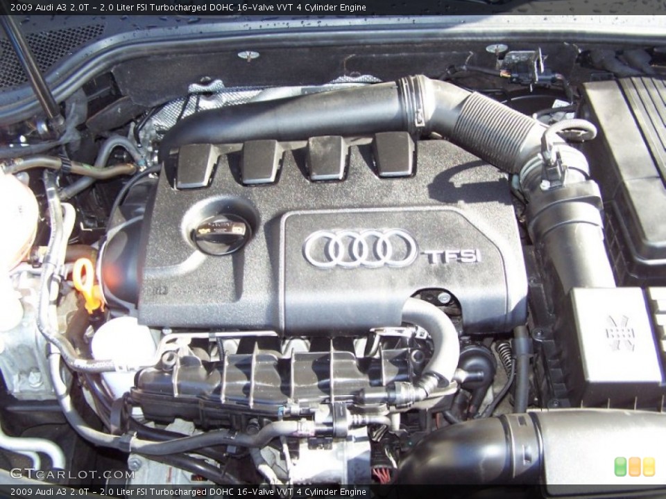 2.0 Liter FSI Turbocharged DOHC 16-Valve VVT 4 Cylinder Engine for the 2009 Audi A3 #74282563