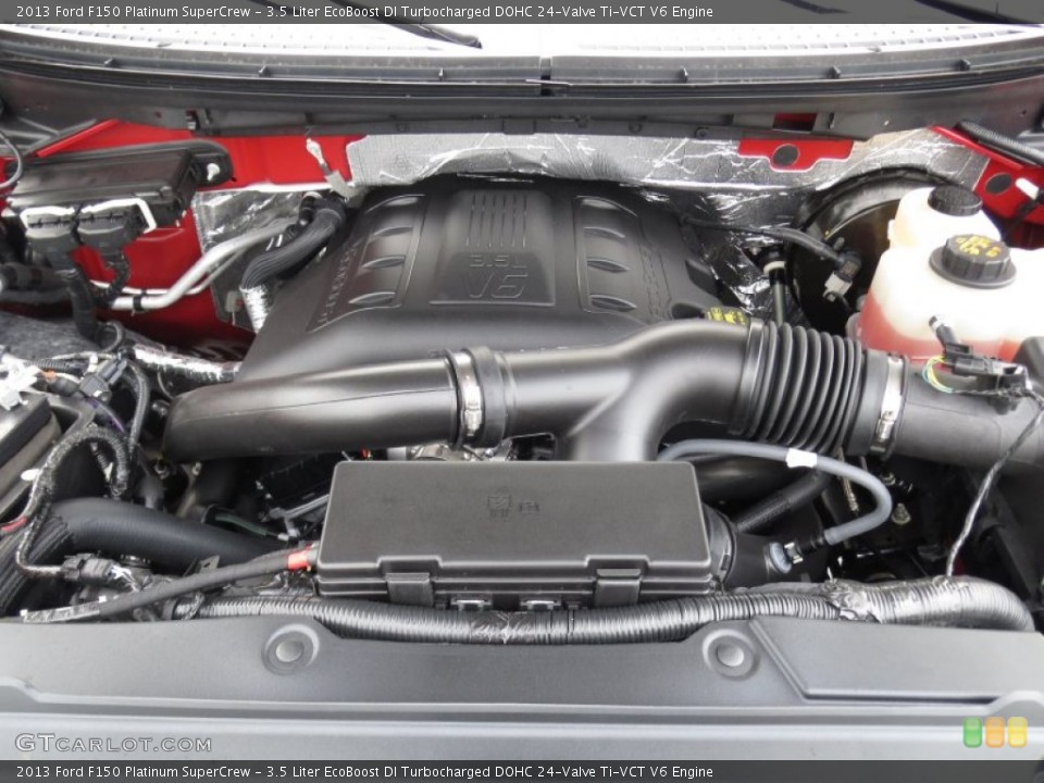 3.5 Liter EcoBoost DI Turbocharged DOHC 24-Valve Ti-VCT V6 Engine for the 2013 Ford F150 #74282615