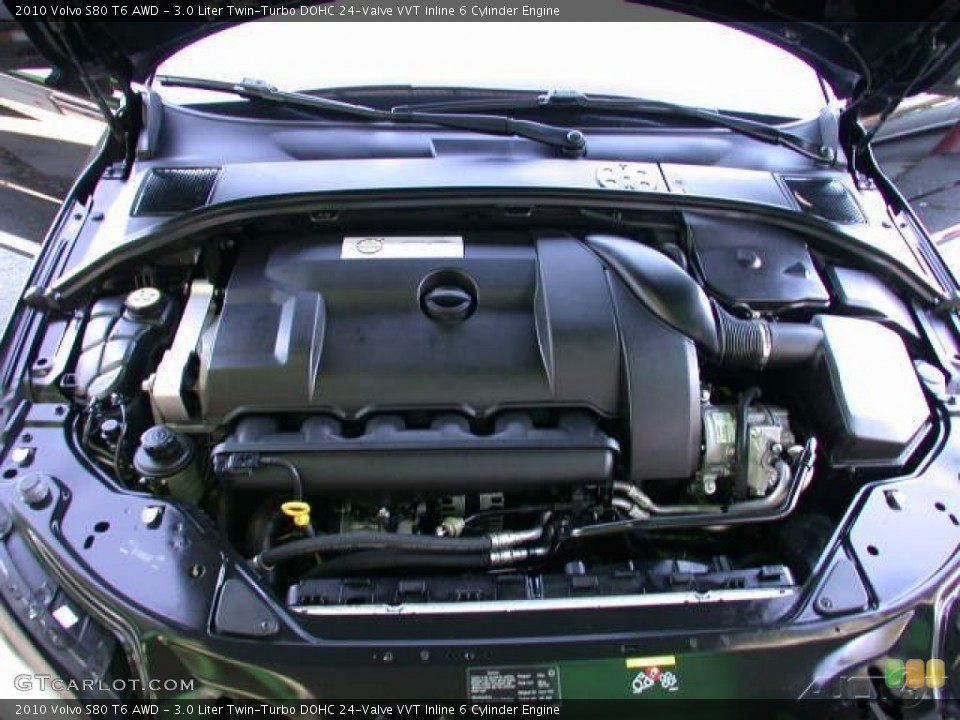 3.0 Liter Twin-Turbo DOHC 24-Valve VVT Inline 6 Cylinder Engine for the 2010 Volvo S80 #74289604
