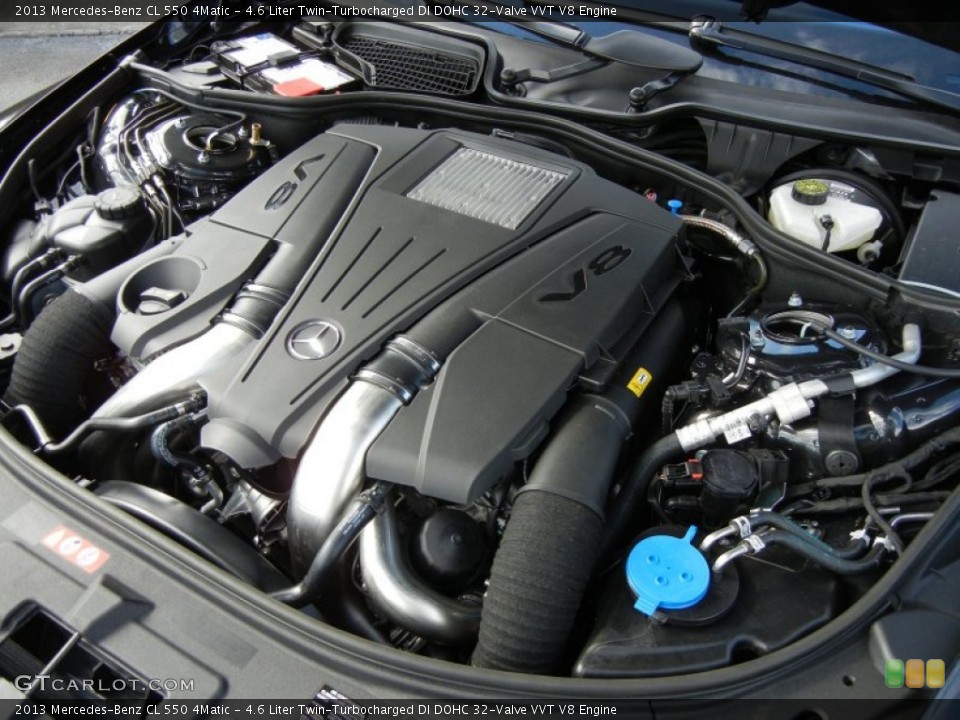 4.6 Liter Twin-Turbocharged DI DOHC 32-Valve VVT V8 Engine for the 2013 Mercedes-Benz CL #74290273
