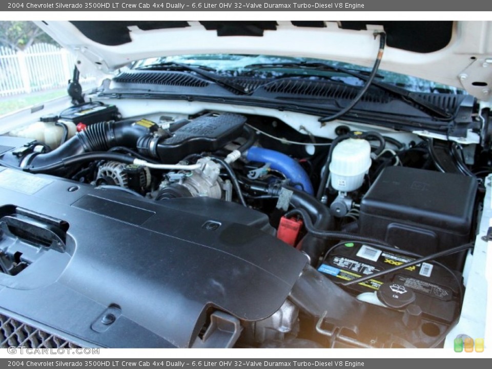 6.6 Liter OHV 32-Valve Duramax Turbo-Diesel V8 Engine for the 2004 Chevrolet Silverado 3500HD #74295547