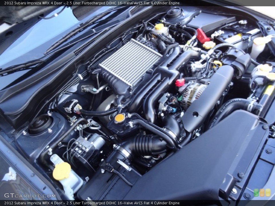 2.5 Liter Turbocharged DOHC 16-Valve AVCS Flat 4 Cylinder Engine for the 2012 Subaru Impreza #74298442