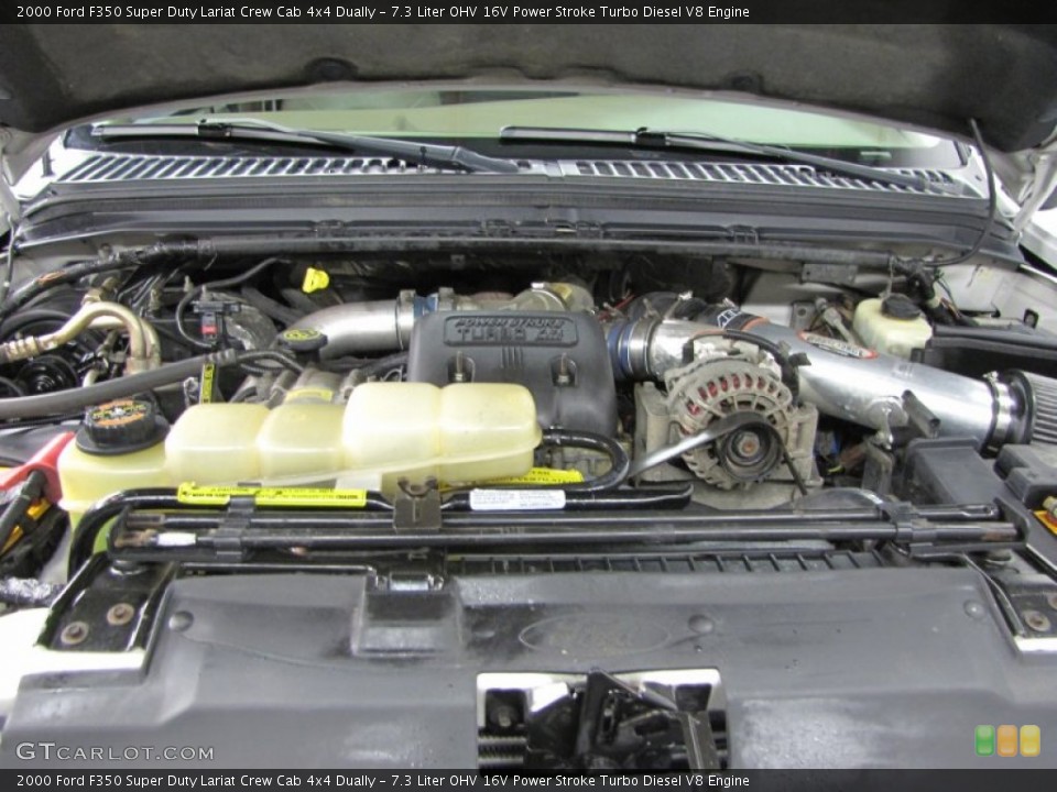 7.3 Liter OHV 16V Power Stroke Turbo Diesel V8 2000 Ford F350 Super Duty Engine