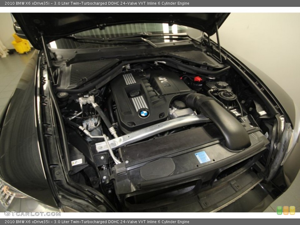 3.0 Liter Twin-Turbocharged DOHC 24-Valve VVT Inline 6 Cylinder Engine for the 2010 BMW X6 #74306131