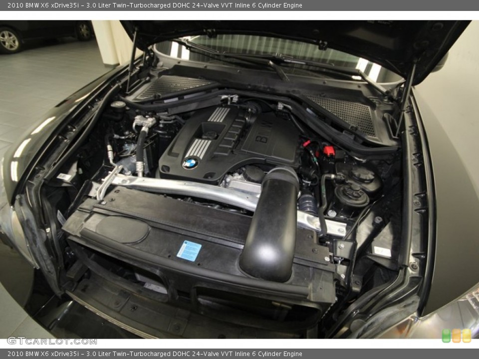 3.0 Liter Twin-Turbocharged DOHC 24-Valve VVT Inline 6 Cylinder Engine for the 2010 BMW X6 #74306134