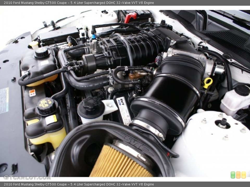 5.4 Liter Supercharged DOHC 32-Valve VVT V8 Engine for the 2010 Ford Mustang #74319863
