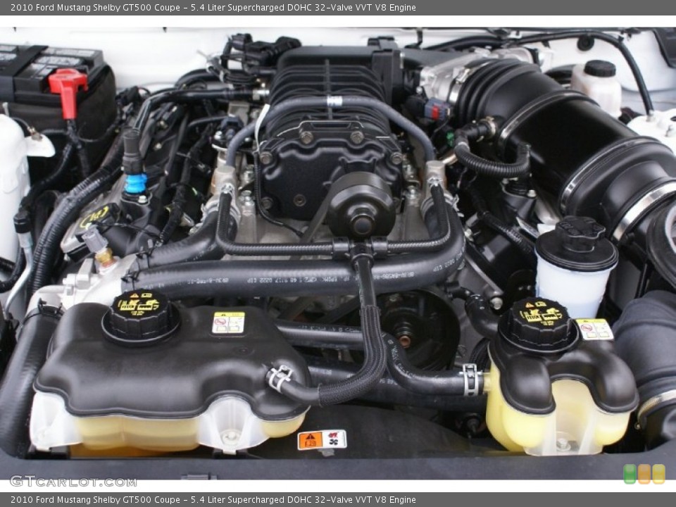 5.4 Liter Supercharged DOHC 32-Valve VVT V8 Engine for the 2010 Ford Mustang #74319887