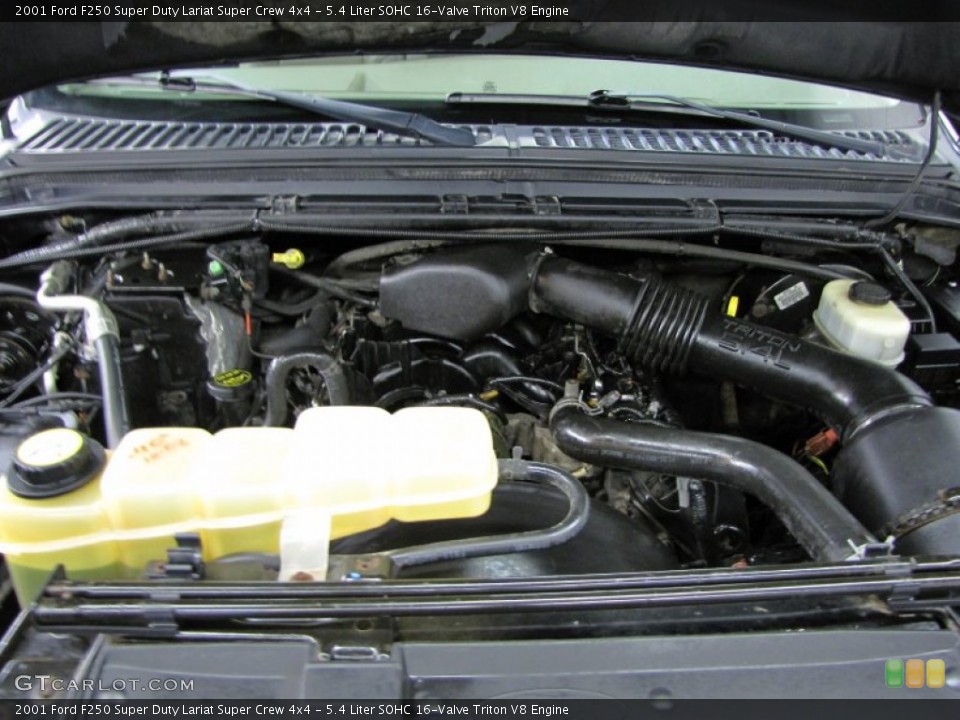 5.4 Liter SOHC 16-Valve Triton V8 2001 Ford F250 Super Duty Engine