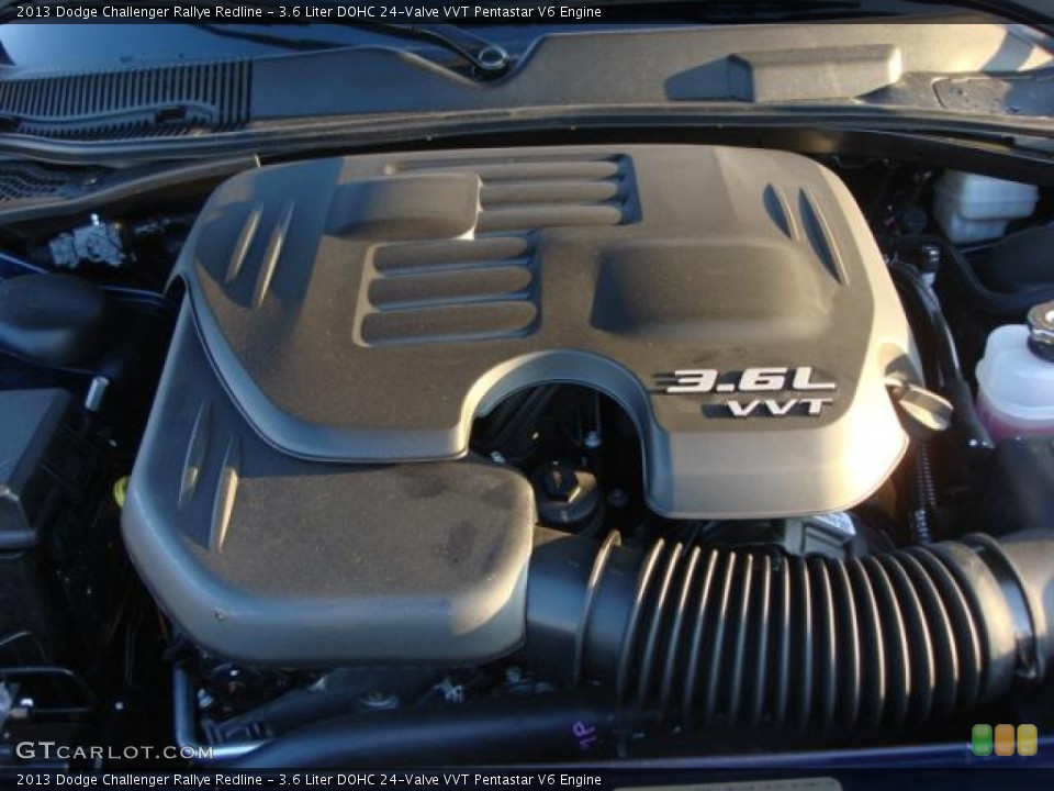 3.6 Liter DOHC 24-Valve VVT Pentastar V6 Engine for the 2013 Dodge Challenger #74335689