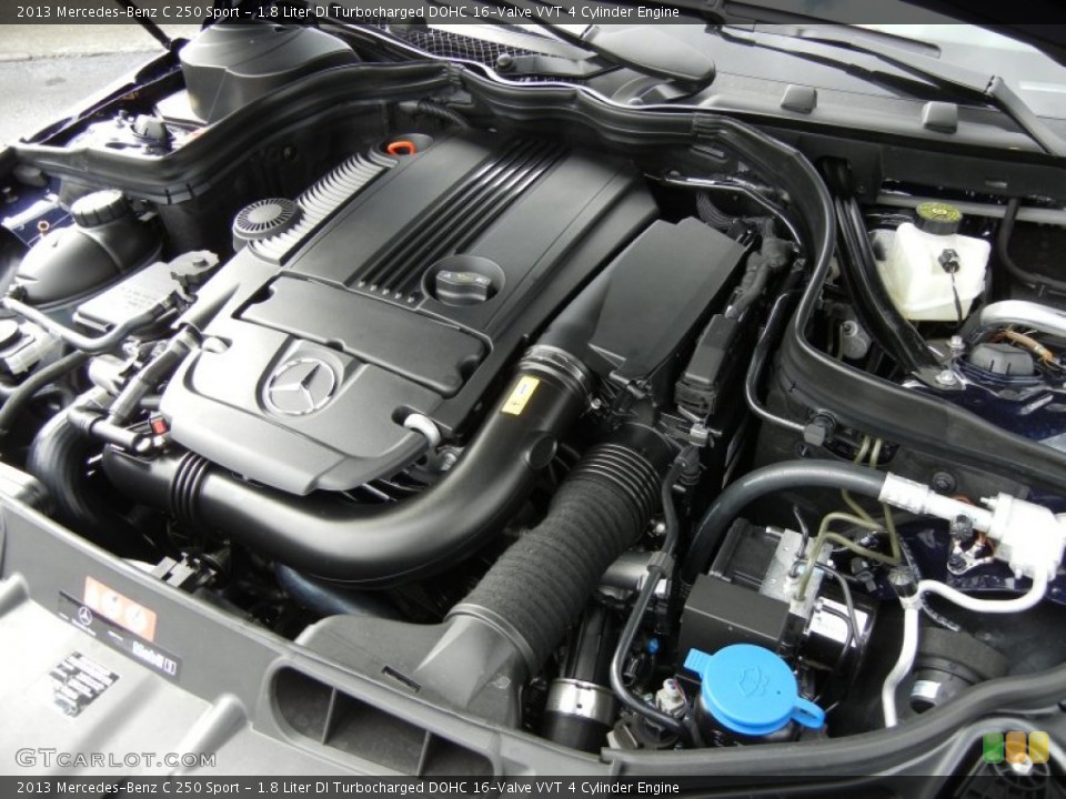 1.8 Liter DI Turbocharged DOHC 16-Valve VVT 4 Cylinder Engine for the 2013 Mercedes-Benz C #74345240