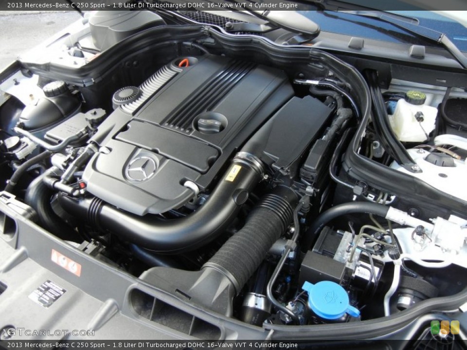 1.8 Liter DI Turbocharged DOHC 16-Valve VVT 4 Cylinder Engine for the 2013 Mercedes-Benz C #74345840