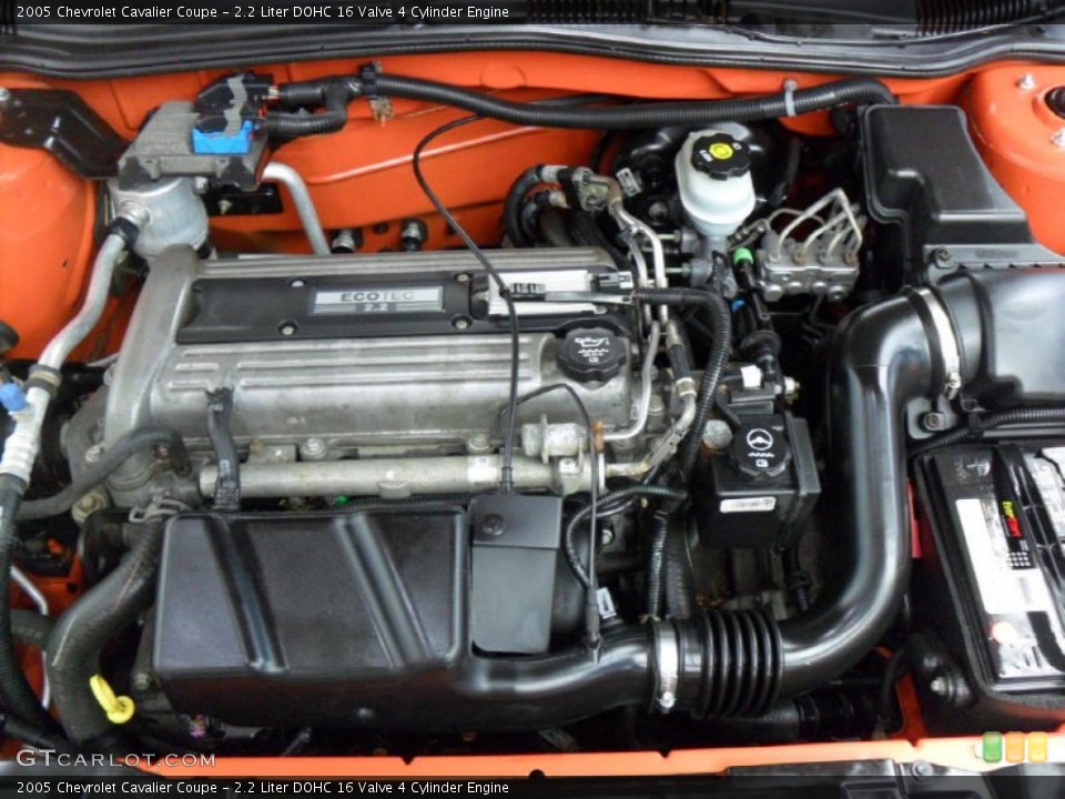 2.2 Liter DOHC 16 Valve 4 Cylinder 2005 Chevrolet Cavalier Engine