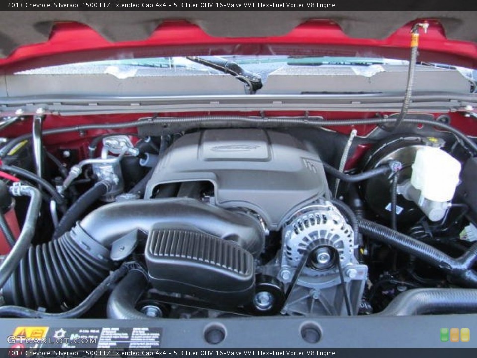 5.3 Liter OHV 16-Valve VVT Flex-Fuel Vortec V8 Engine for the 2013 Chevrolet Silverado 1500 #74348837