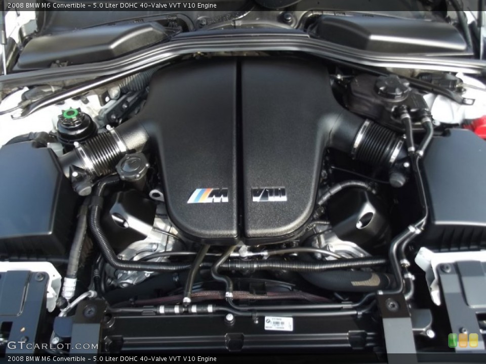 5.0 Liter DOHC 40-Valve VVT V10 Engine for the 2008 BMW M6 #74349794