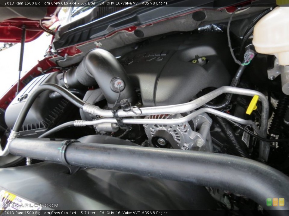 5.7 Liter HEMI OHV 16-Valve VVT MDS V8 Engine for the 2013 Ram 1500 #74359907