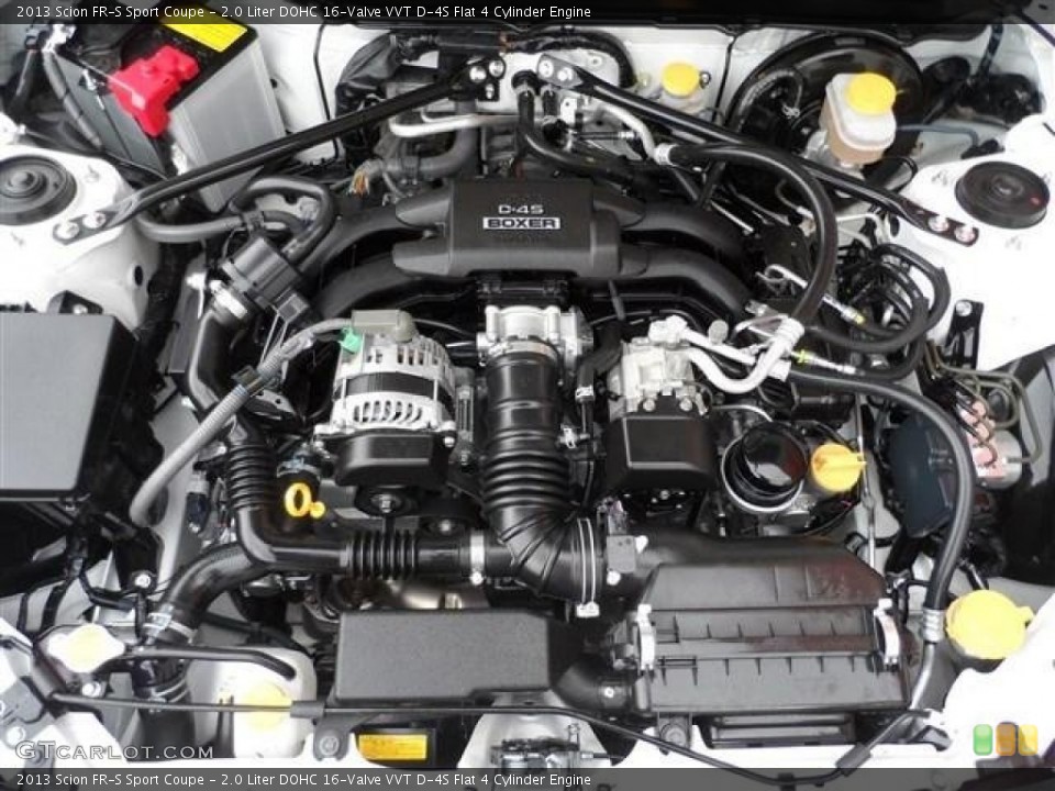 2.0 Liter DOHC 16-Valve VVT D-4S Flat 4 Cylinder Engine for the 2013 Scion FR-S #74364870