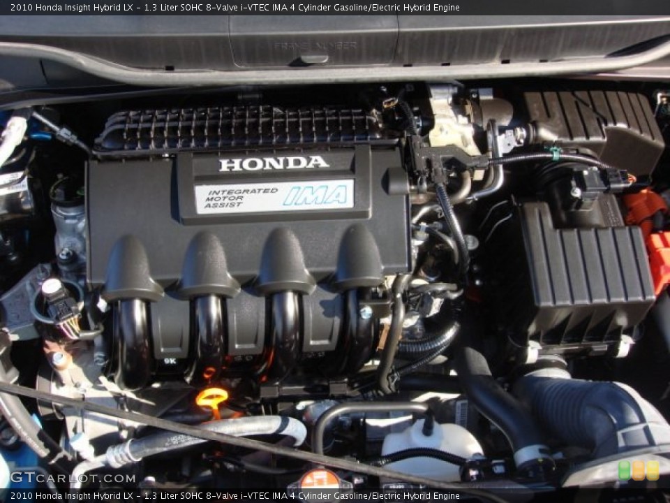 1.3 Liter SOHC 8-Valve i-VTEC IMA 4 Cylinder Gasoline/Electric Hybrid Engine for the 2010 Honda Insight #74371658