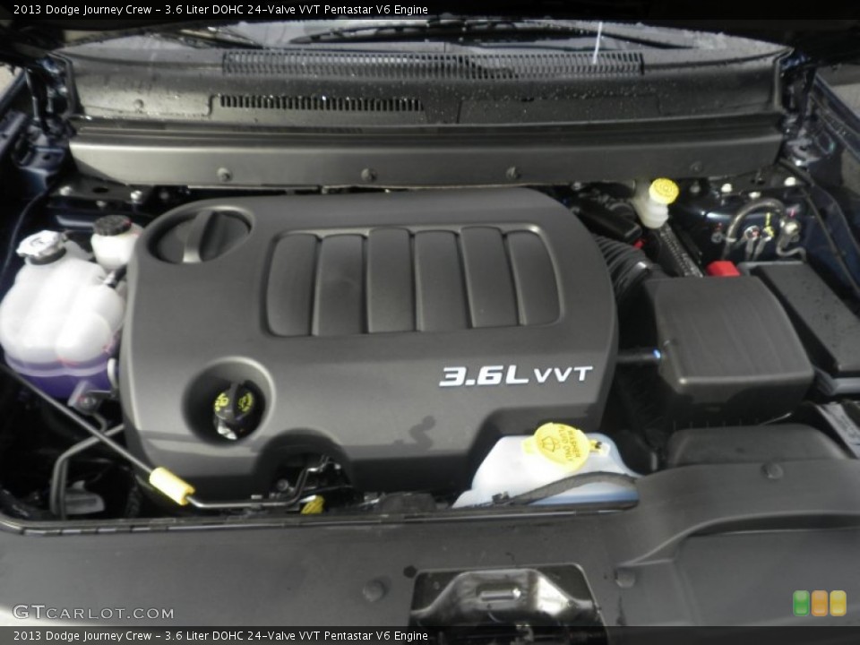 3.6 Liter DOHC 24-Valve VVT Pentastar V6 Engine for the 2013 Dodge Journey #74372035