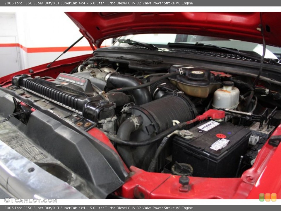 6.0 Liter Turbo Diesel OHV 32 Valve Power Stroke V8 Engine for the 2006 Ford F350 Super Duty #74395230
